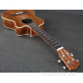 Ukulele in acacia a grana tigre personalizzato